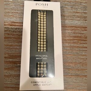 Gold Beaded Apple Watch Band